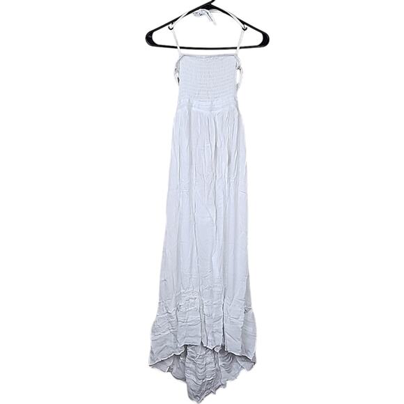 White Strappy Summer Boho Dress - Picture 1 of 3